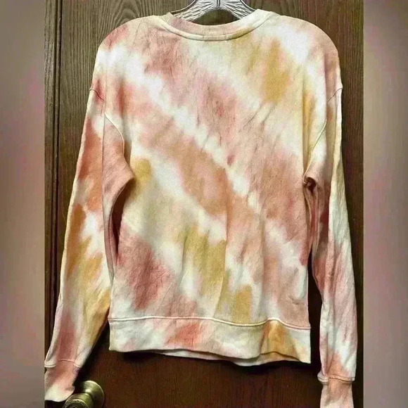 Rails Ramona Sunset Tie Dye Sweatshirt Crew Neck Terrycloth Pullover Size M - Picture 6 of 8